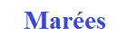 Mar&eacute;es, courants et niveaux d'eau
